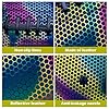 Glow in The Dark Football, Holographic Football, Light Up Football, Luminous Light Up Reflective Football for Night Games & Training, Glow in The Dark LED Ball Gifts for Boys Ages 6 and Above