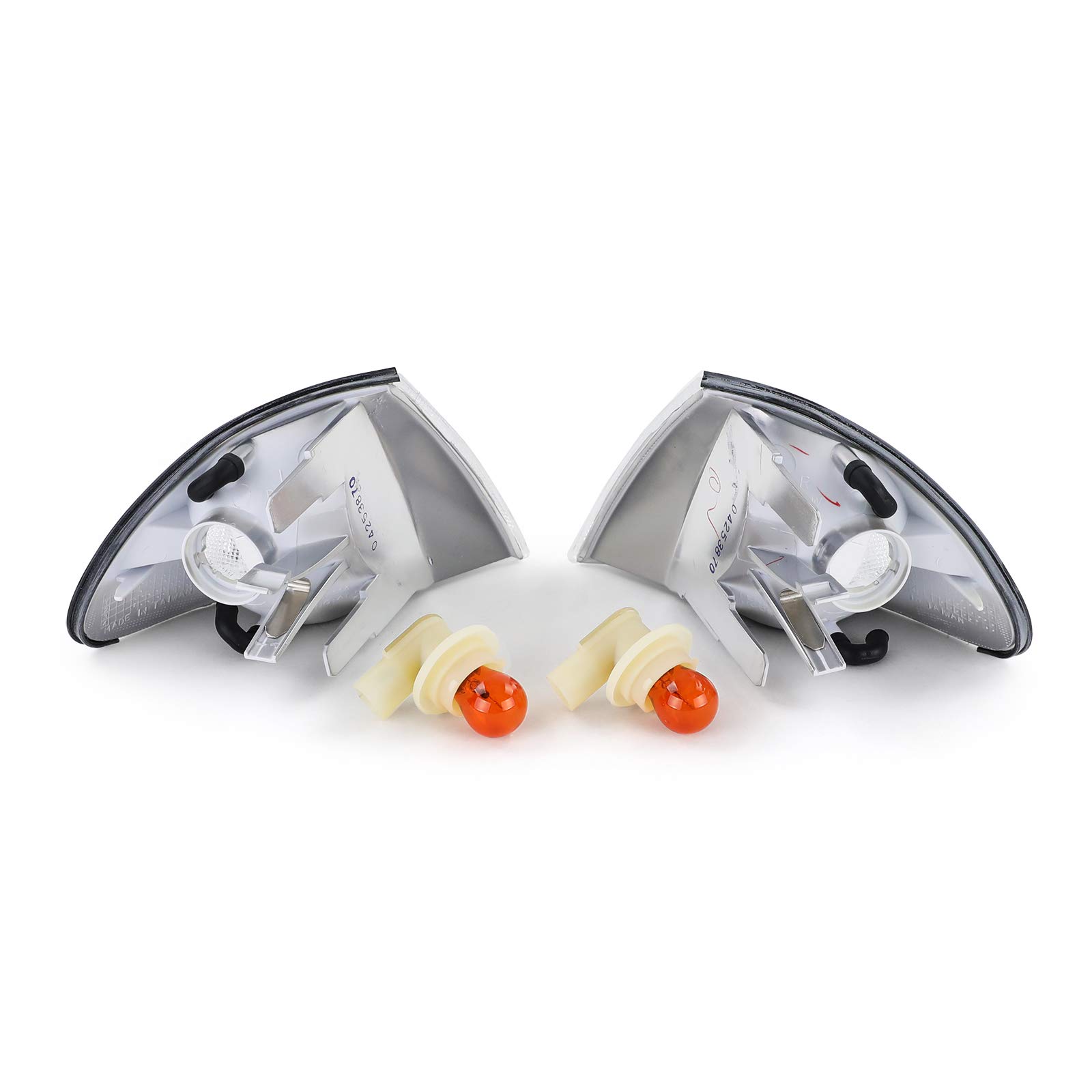 Knipperlicht Kristal Zwart Voor BMW 3er E46 Limousine Touring 1998-2001 - Set Rechts En Links