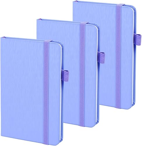 Miniatura 14 de Paquete de 3 cuadernos de bolsillo A6 con líneas, pequeños cuadernos para escribir, 160 páginas de tapa dura, mini bloc de notas para escritura,