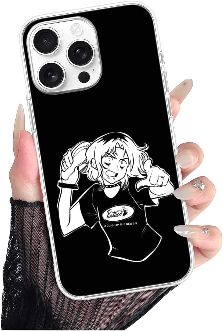 Phone Case Compatible with iPhone Chancla Scratch Waterproof Accessories Plus Funny Transparent 15 Series Max Pro