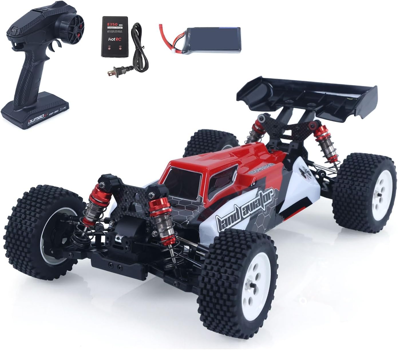 70KM/H 1/10 High Speed Radio Control Off Road Vehicle 1001 RC Model Car 60A ESC 3650 Brushless Motor Ready to Run Hobby Grade Model for Adult