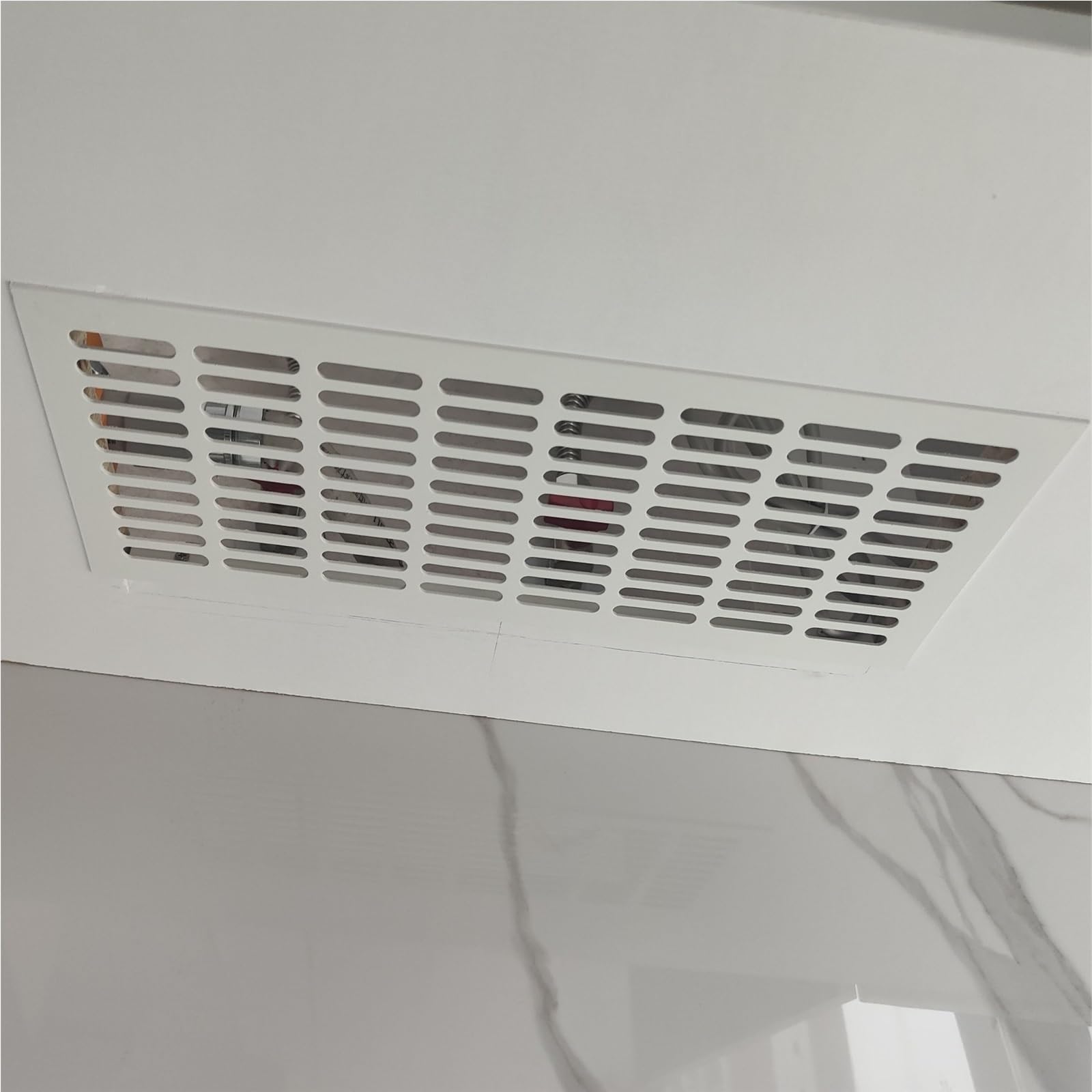 Aluminium Alloy Rectangular Vent Covers, Louvered Ventilation Grille for Home/Ceiling/Sidewalls/Floor Register, Return Air Grille Vent Cover(L - W 30 x 15 cm)