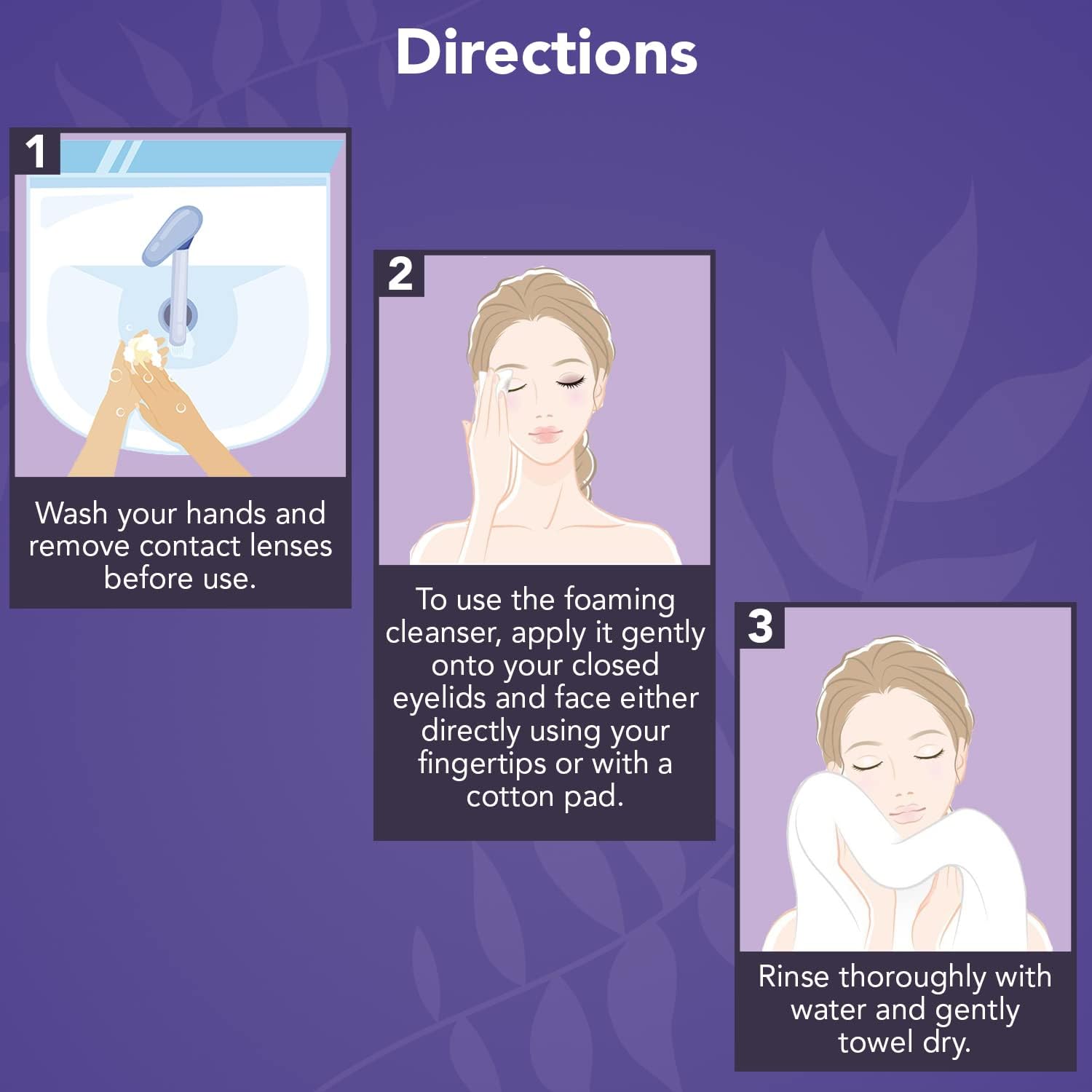 NOVEHA Lavender and Tea Tree Oil Eyelid Foaming Cleanser | Hydrating Hypoallergenic Daily Soap For Eyelashes and Lids, For Demodex, MGD, Stye Eye, Eye Irritations & Dry Skin | 3.38 fl oz (3PK - 100ml) - Image 6