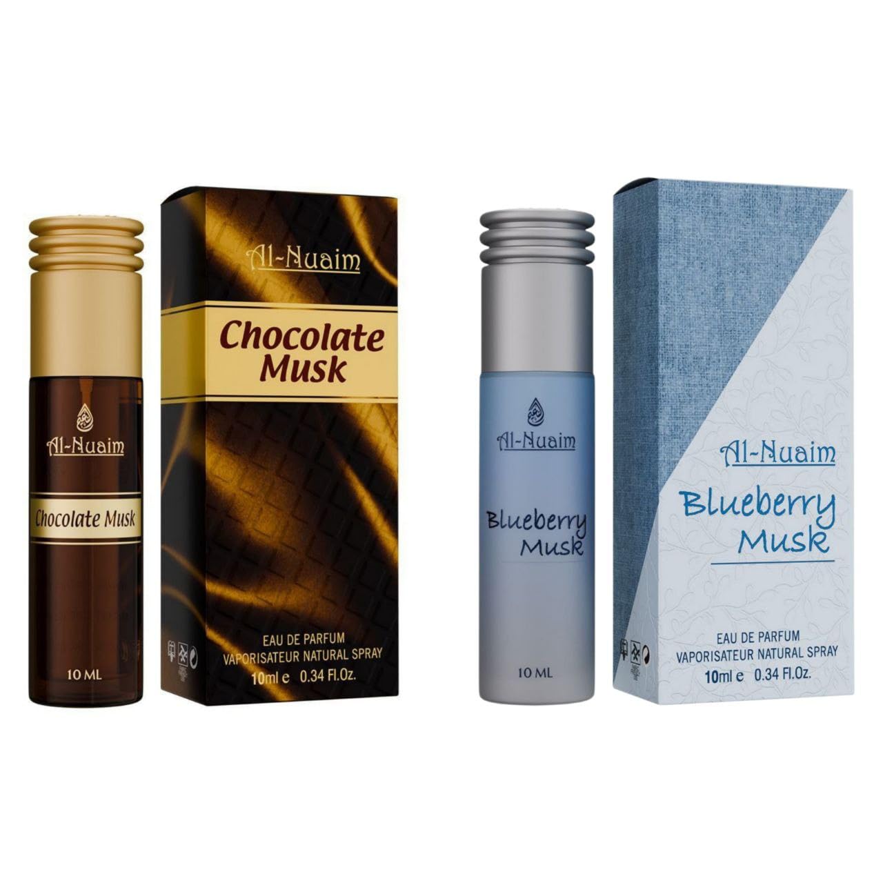 Chocolate musk & Blueberry Musk Perfume Oil, Unisex, Alcohol-Free, Vegan, Long Lasting Fragrance, for Adults, 10ml, pack of 2-image-18