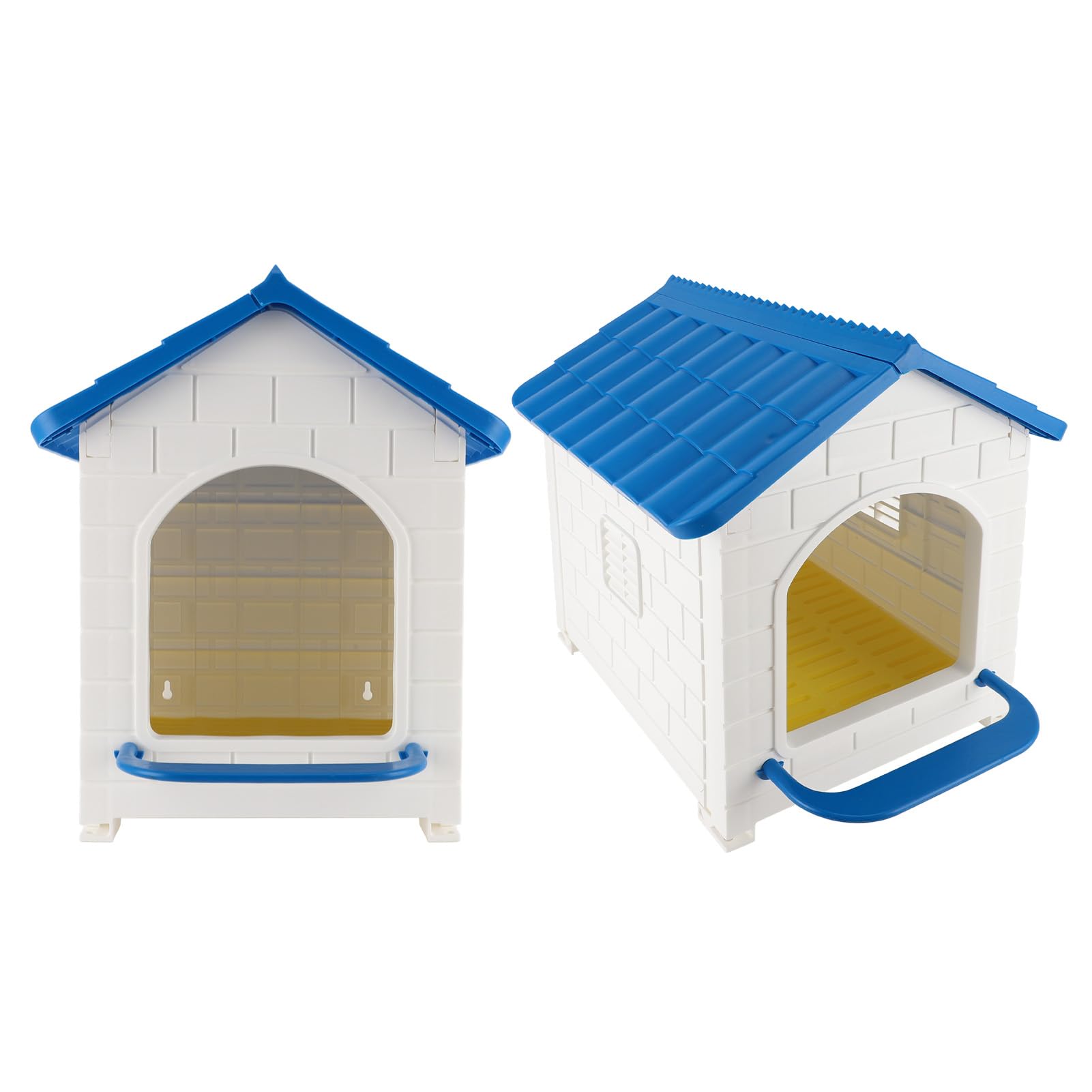 SIXRUN Caja Nido para Pollos, Gallinero Duradero de Plástico para Gallinas, Fácil Mantenimiento y Cómoda área de Anidación para Pollos de Patio Trasero, Caja Ideal para Poner Huevos de