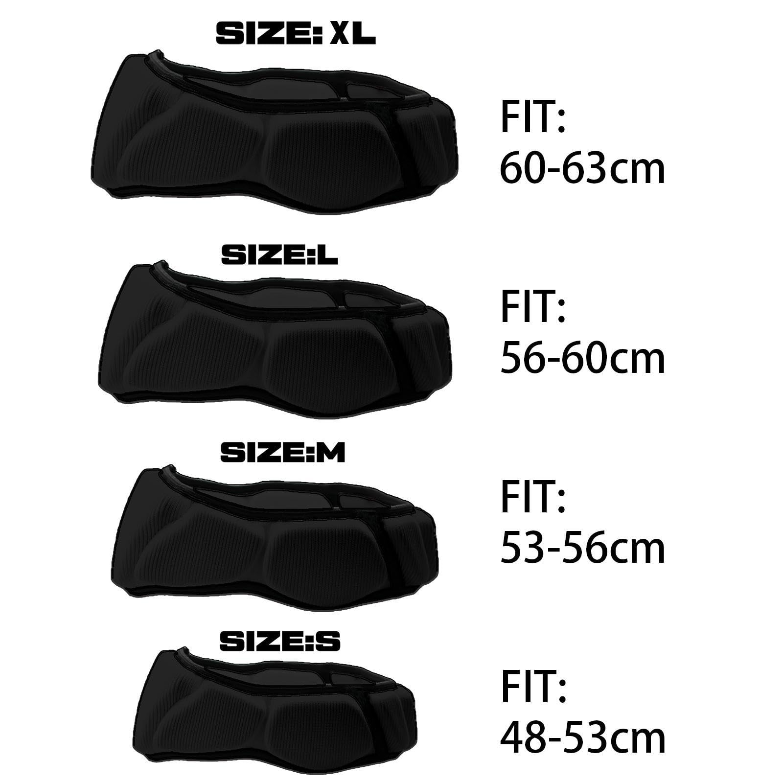 perfk Rugby-Kopfbedeckung, Stirnband, atmungsaktiv, stoßdämpfend, Kopfschutz, Schutz für Eishockey, mehrere Sportarten, Training, Basketball