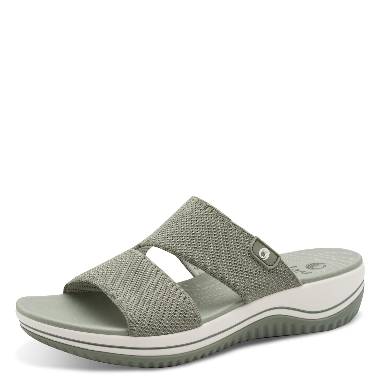 Jana Women's Cosy Wedge/Plat Mule 8-27270-43 Sandals with Heel, SAGE, 41 EU