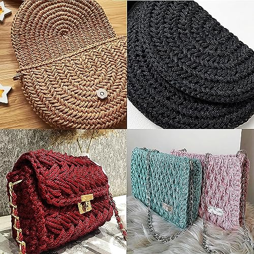 Hilo de macramé de polipropileno resistente de 3 mm para tejer bolsos duraderos 7