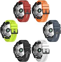 Vista 12 de NotoCity - Correa compatible para reloj Fenix 5X, de 26 mm de ancho, correa de silicona suave para Fenix 8