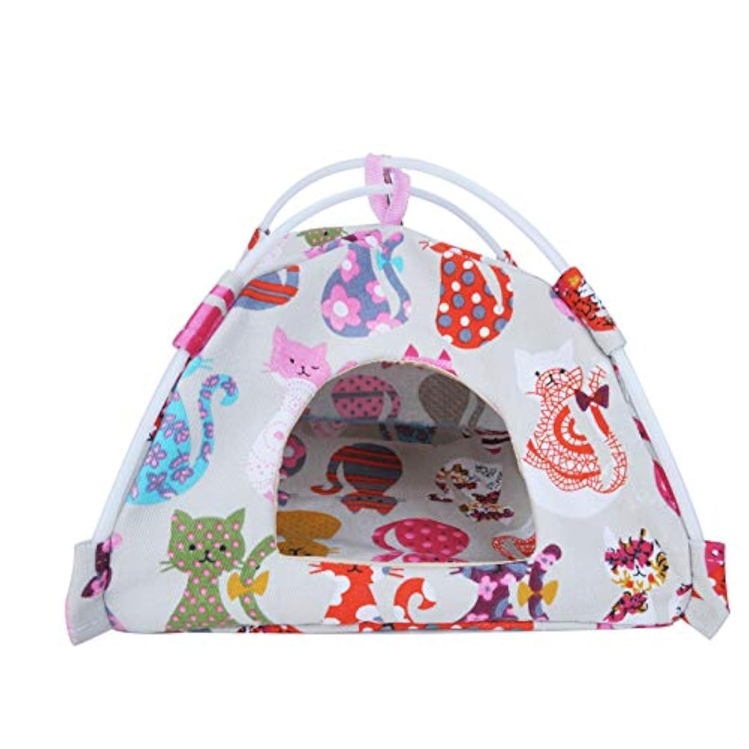 Petall Bird Hammock Tent Nest Parrot Hanging Hut Conure House Parakeet Sleeping Bed Cute Toy Gift Small Animal Squirrel Ferret Habibat (Blue, Large)