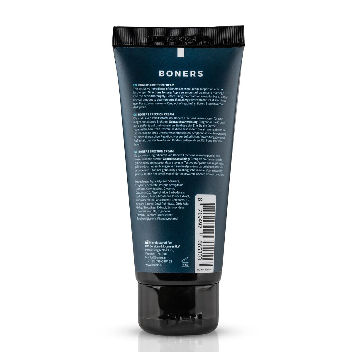 Boners jouets pour le sexe - Crèmes et gels pour soins intimes - Lubrifiants et gels - Crème pour érection - Spécialement pour le massage du pénis - Pour une bonne érection