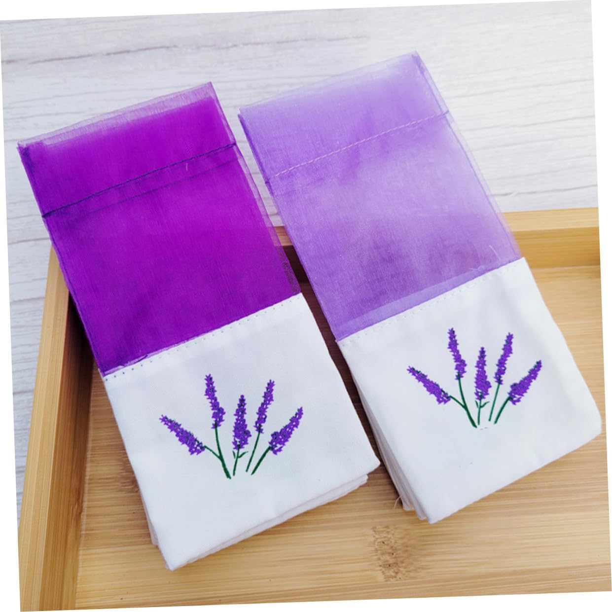 FRCOLOR 5 Ensembles De Lavande Séchée Sachets De Thé Réutilisables Pour Le Thé En Vrac Pot-pourri Pochette Rangement Pochette De Rangement Sachets Décoratifs Coton 20 Pièces * 5