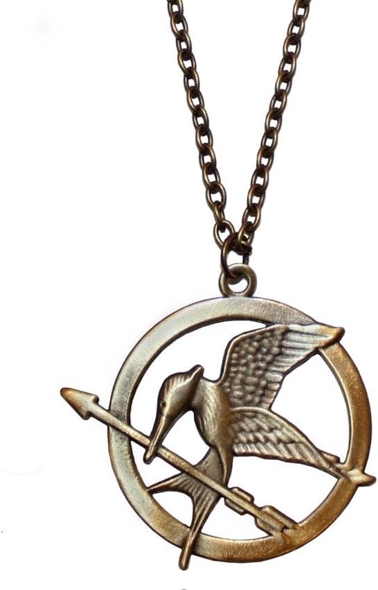 The Hunger Games Movie Necklace Single Chain "Mocking Jay"