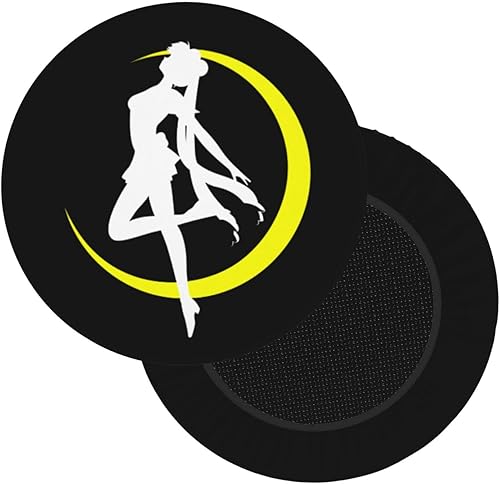 Miniatura 9 de Dog Paw Prints Bones - Funda redonda para taburete de bar, cojín de asiento con parte inferior elástica, lavable y antideslizante, para silla