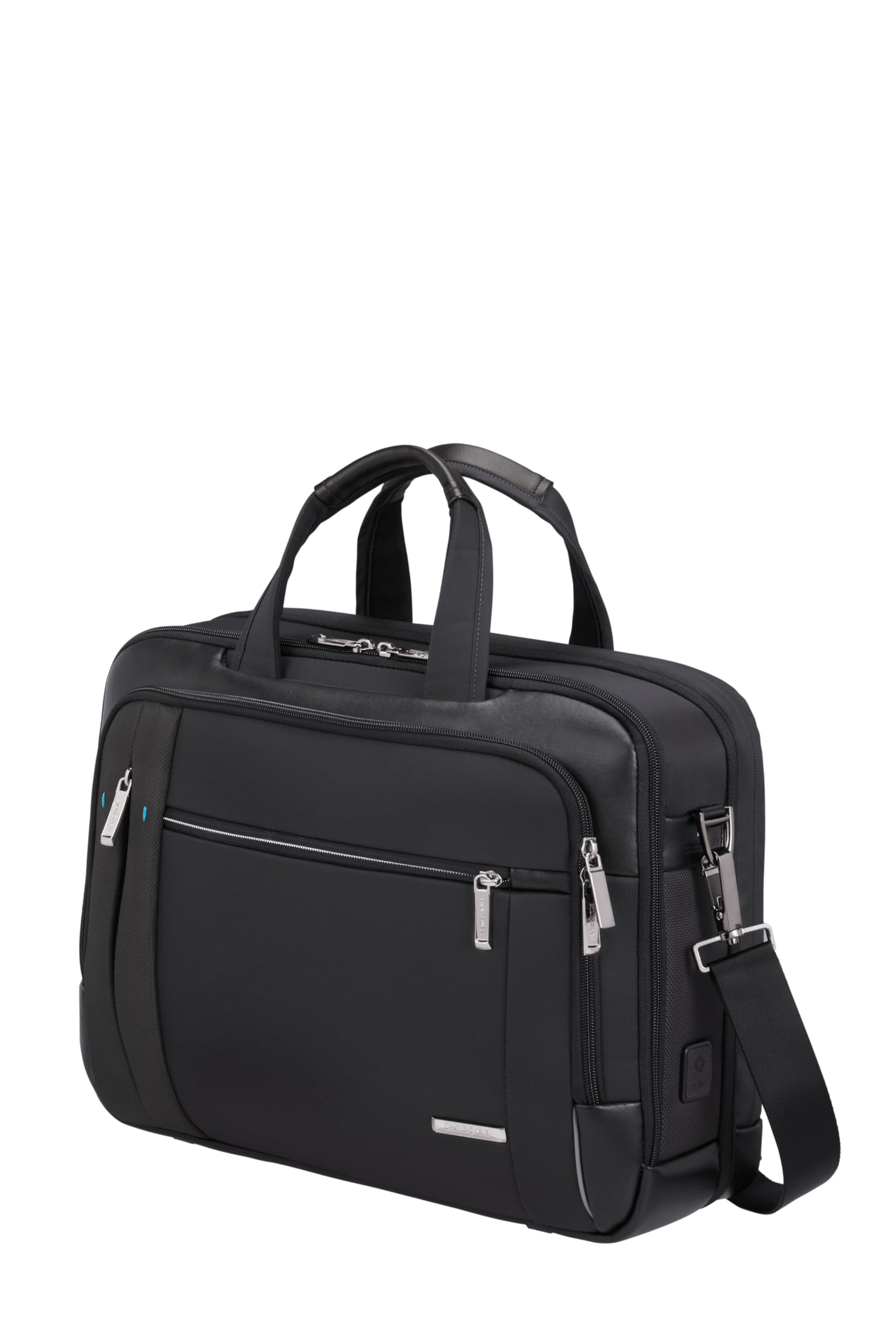 Samsonite Spectrolite 3.0 - Briefcase 15.6" (42 cm) with Smart Features, Practical Interior Layout, Expandable - 18/22L - Black