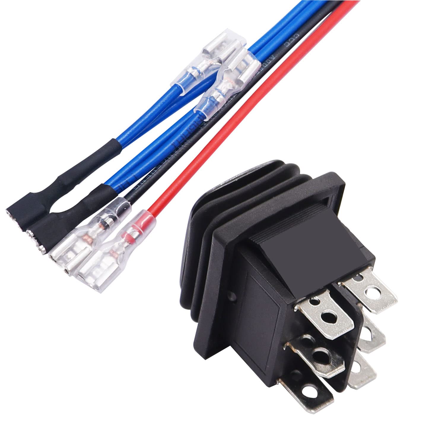 Buy weideer RV Power Jack Switch Waterproof Momentary Reverse Polarity