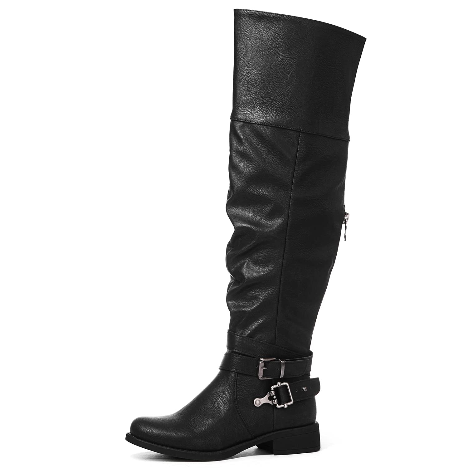 GLOBALWIN Women's Over The Knee Thigh High Boots
