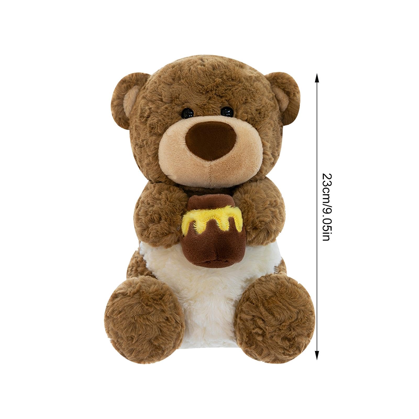 Orso di Peluche Bambola Animale Da Cartone Animato Che Tiene Una Pentola