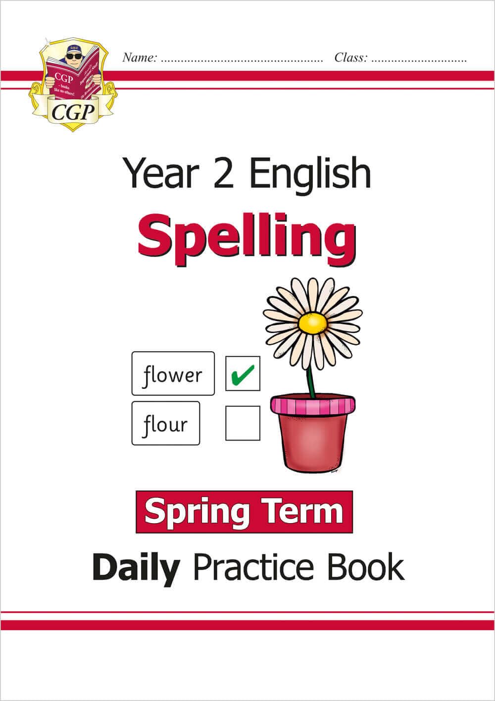 KS1 Spelling Year 2 Daily Practice Book: Spring Term (CGP Year 2 Daily Workbooks)