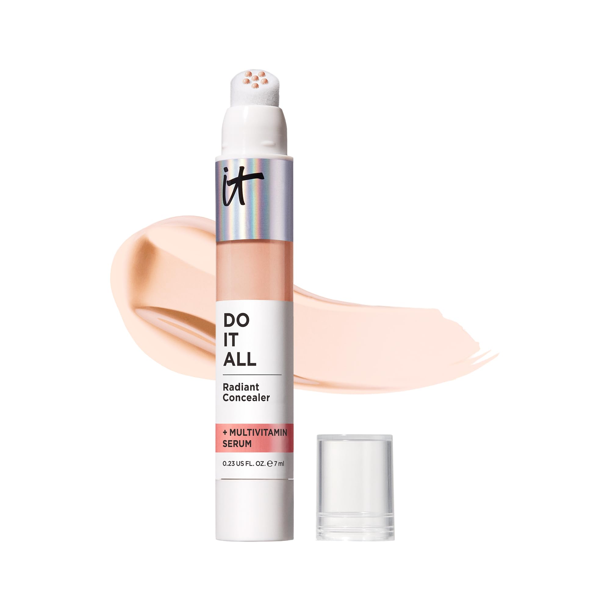 IT Cosmetics Do It All Radiant Concealer Makeup Concealer Hydrate Brighten Creaseless Medium Coverage Radiant Finish Niacinamide Hyaluronic