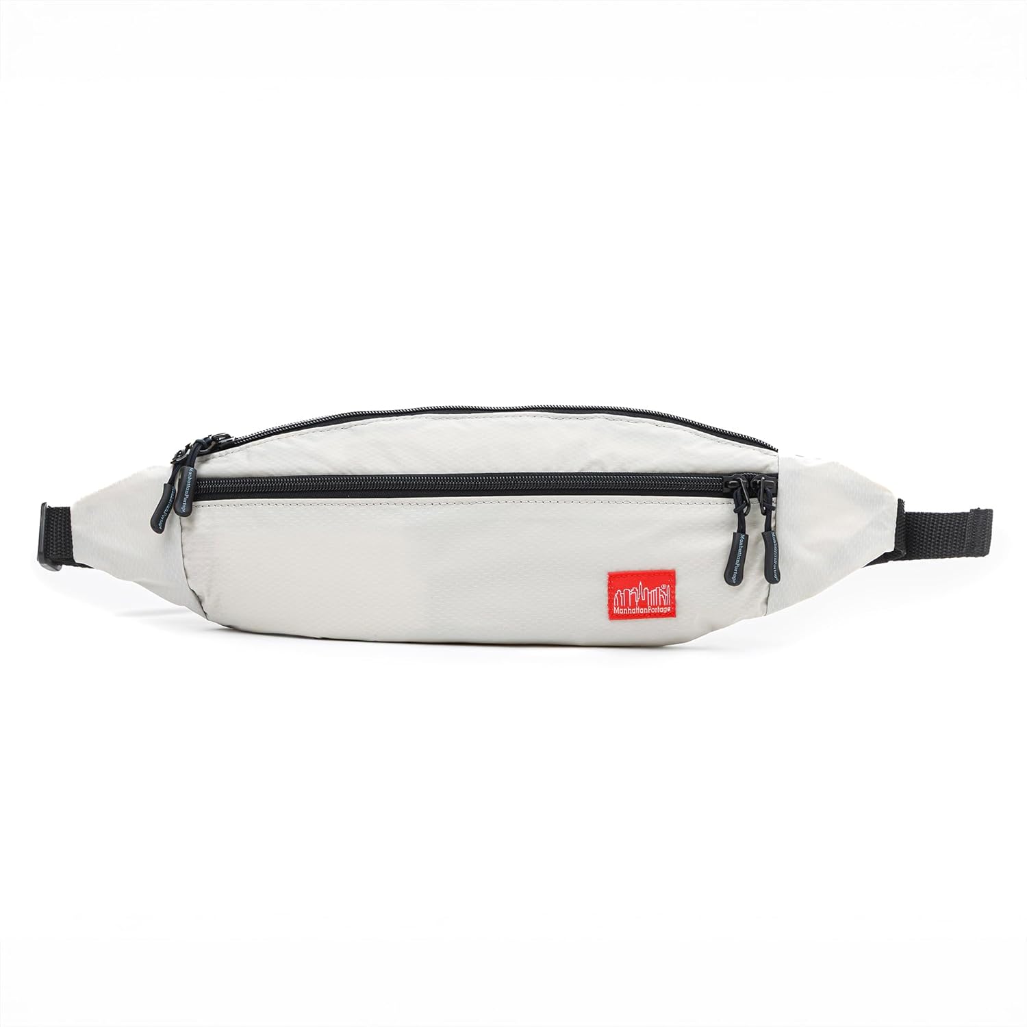 Manhattan Portage Covert Waist Bag Lightweight Water-Repellant 2 Zippered Compartments Ideal for Day Trips & Travel Versatile Waist Chest or Crossbody Carry