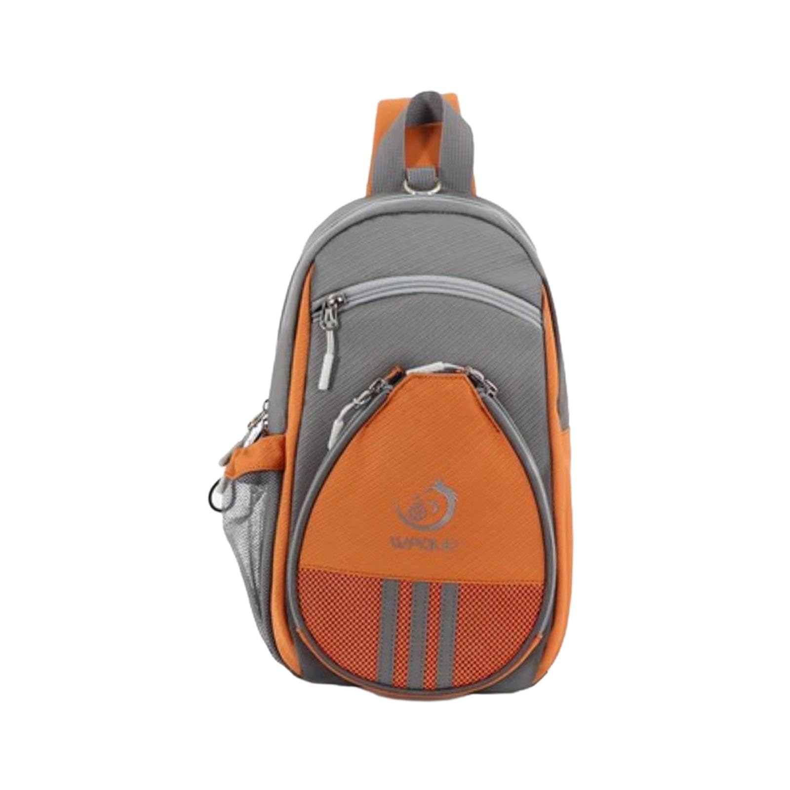 Borsa per racchette da ping pong resistente organizer per sport all'aperto per principianti grigio