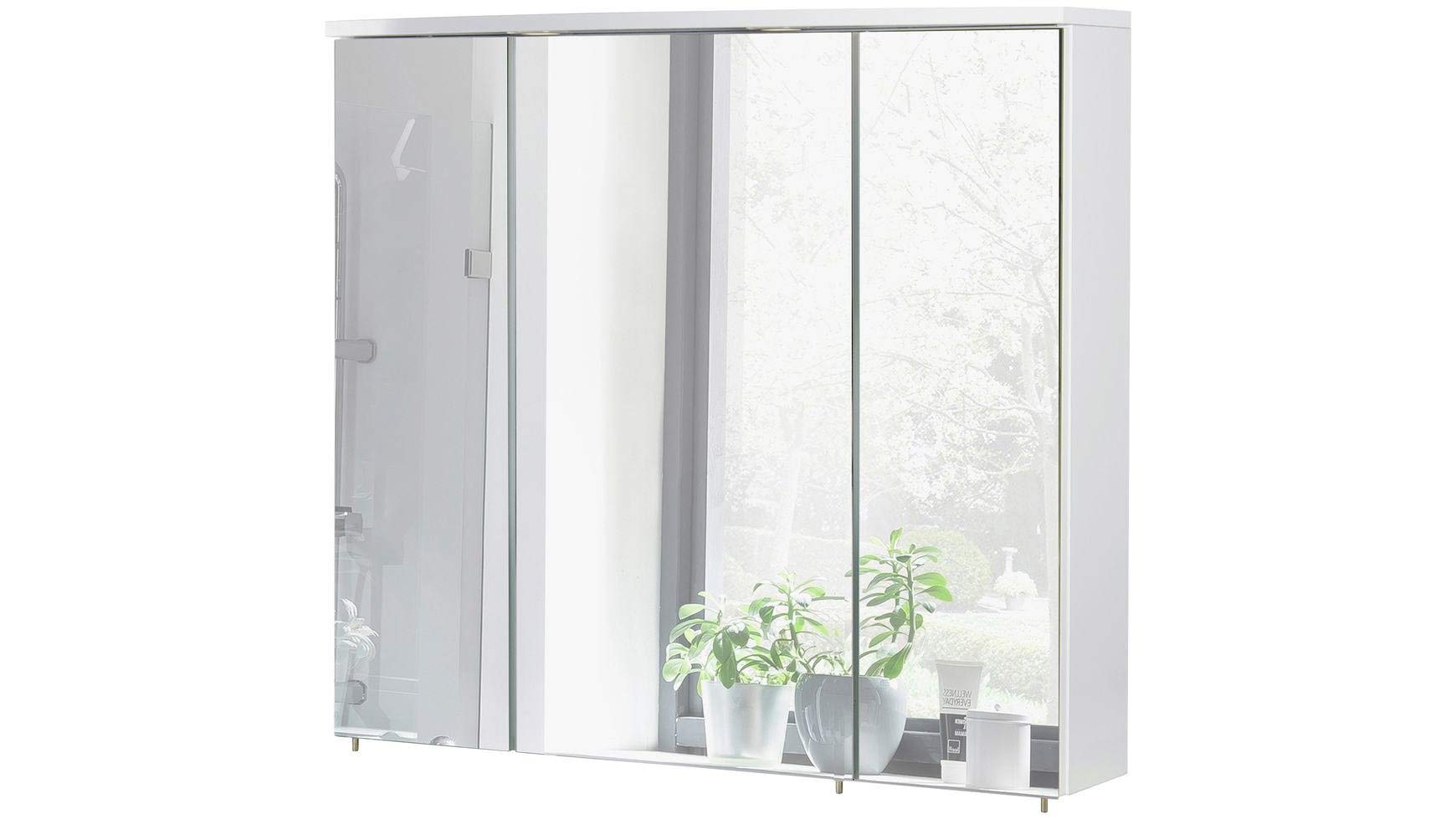 Schildmeyer Verona LED Armario con Espejo, Ancho 80 cm