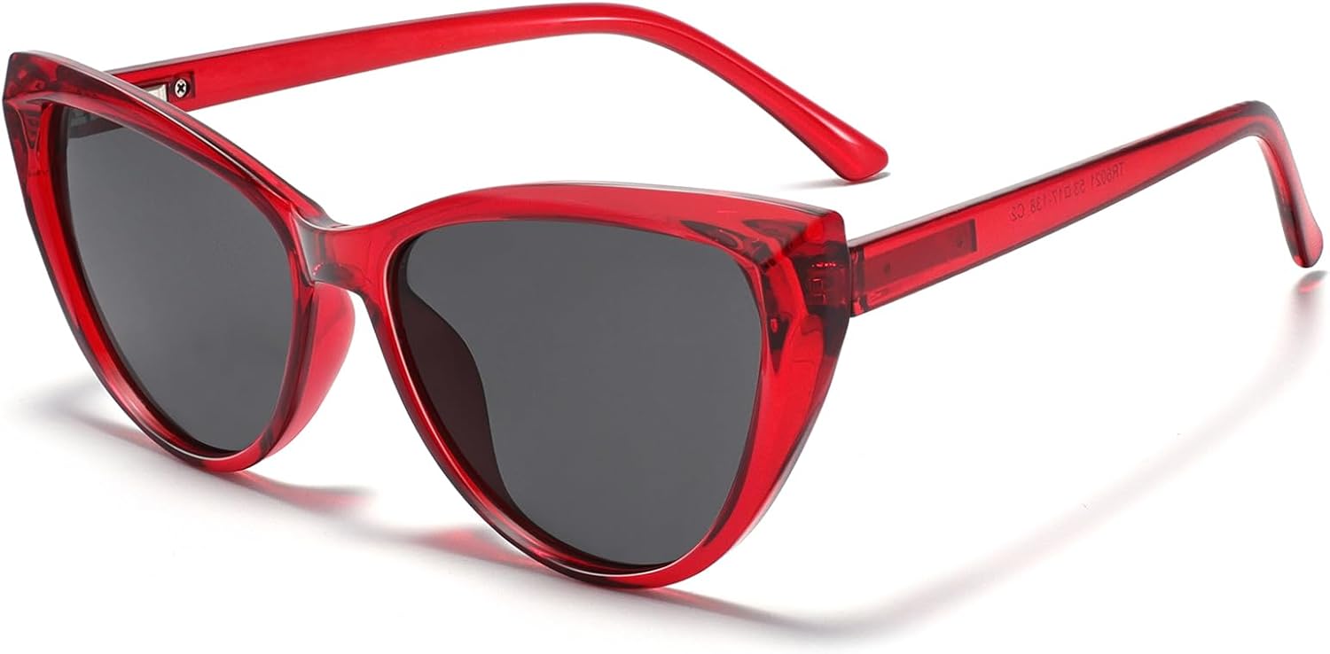 Cat Eye Sunglasses for Women Trendy TR90 Sun Shade Sunnies UV400 Protection - Image 2