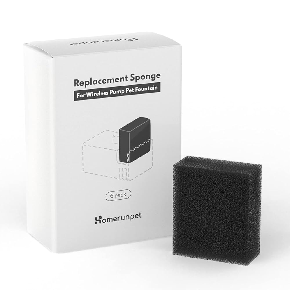 【中古】Homerunpet 自動給水器 ★フィルター・スポンジ付き Amazon.co.jp: Homerunpet スマートペット用自動給水器 ポンプ