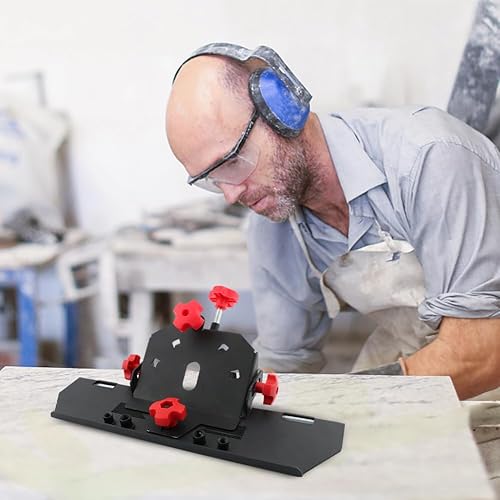 Miniatura 7 de Ranjaner Amoladora angular Soporte de chaflán multifuncional antideslizante profesional amoladora angular Soporte de azulejos de biselado ajustable