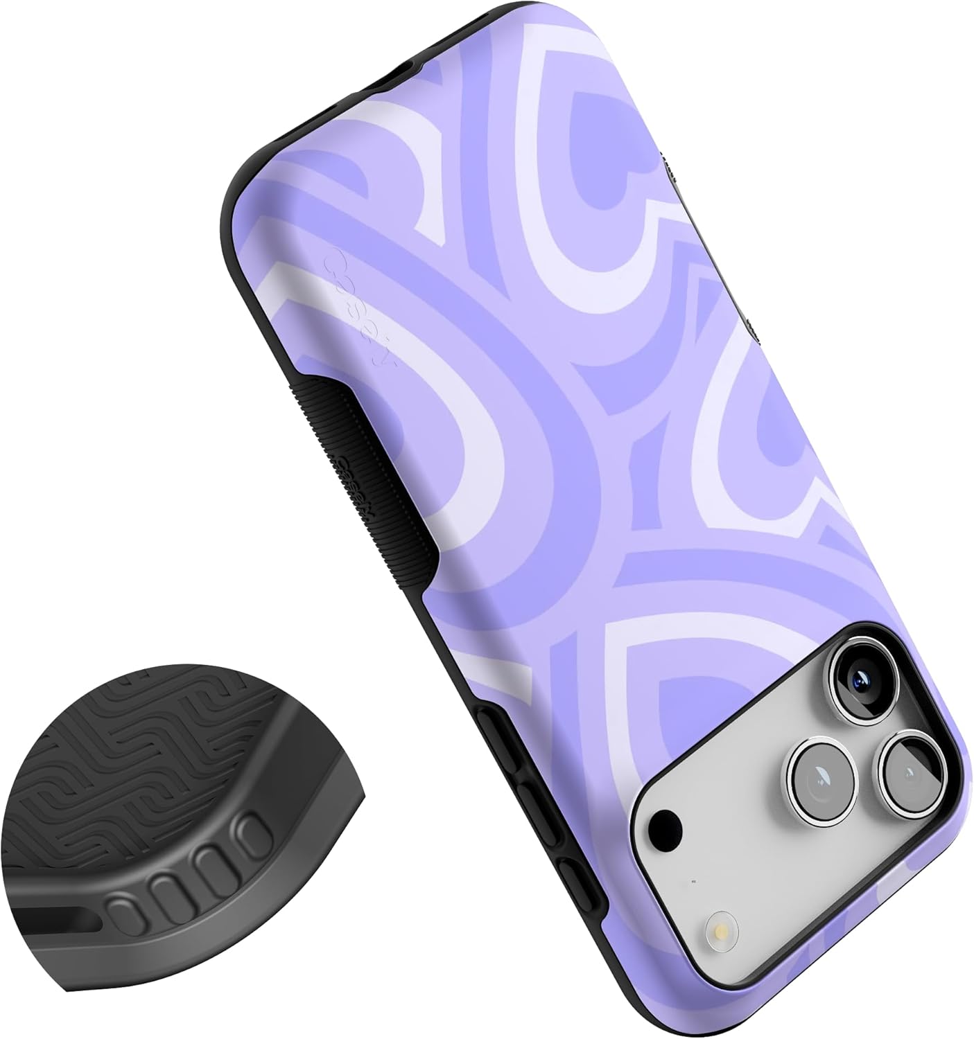 Casely iPhone 17 Pro Max Case | Love Song | Lavender Heart | Bold Protective Design | Compatible with MagSafe