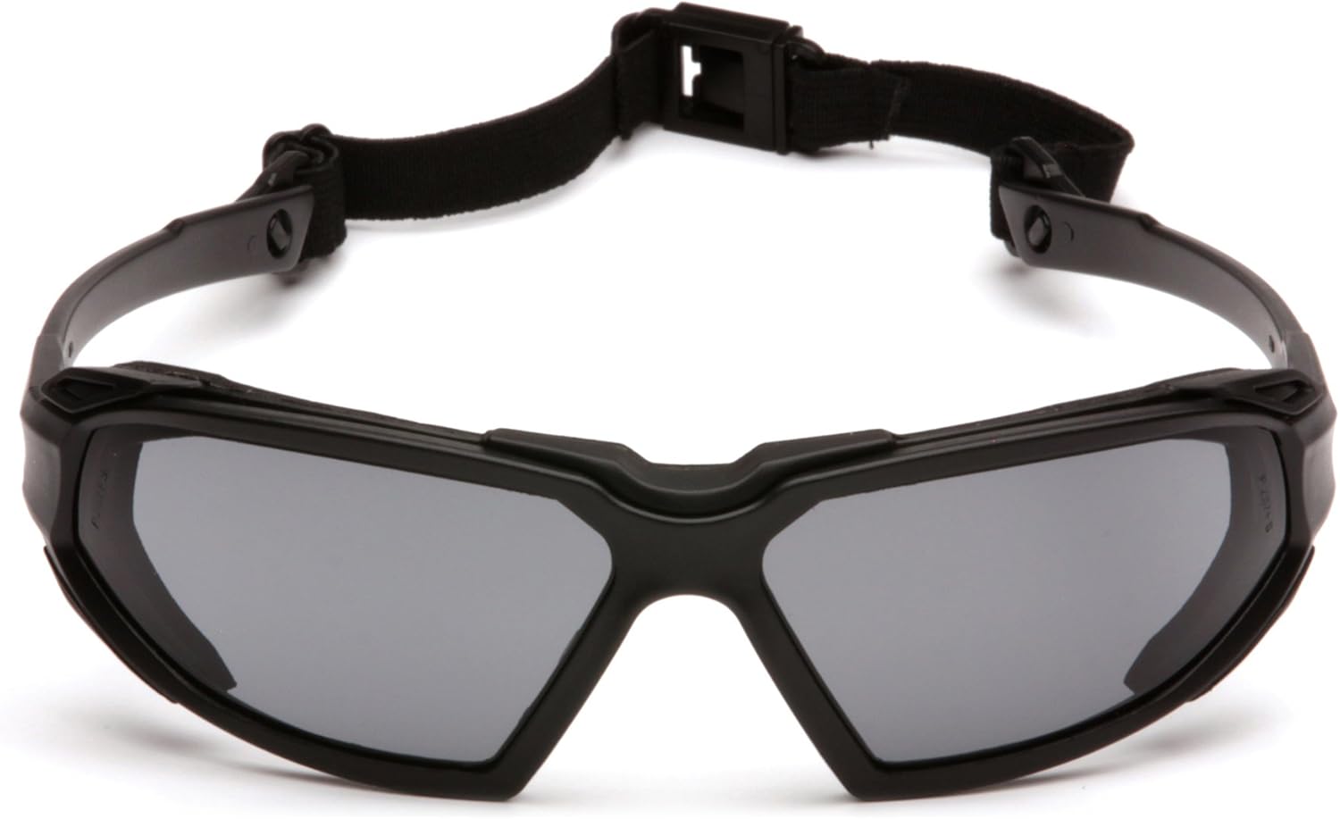 Pyramex Highlander Safety Eyewear, Black Frame/Clear Anti-Fog Lens : Tools & Home Improvement