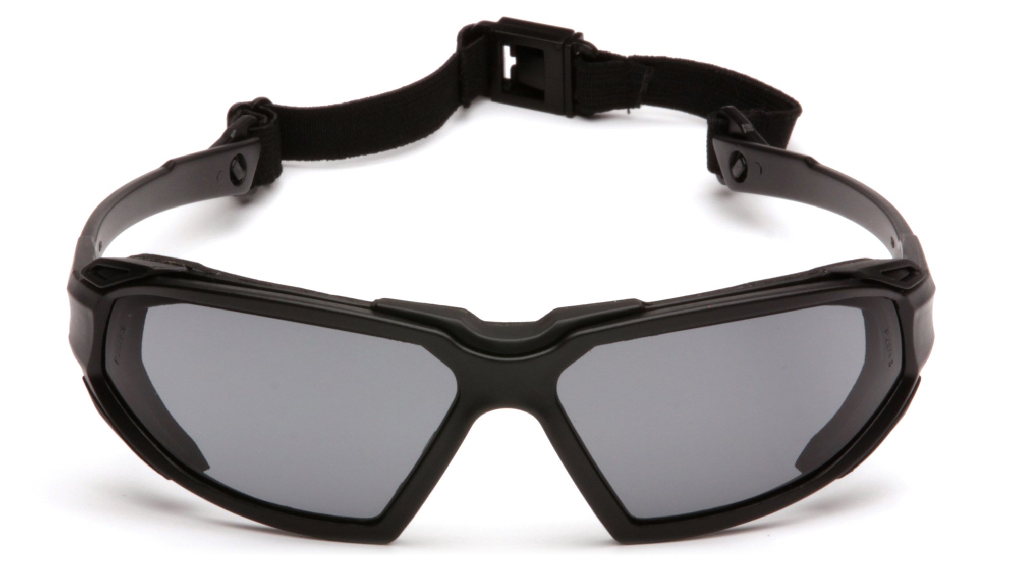 Pyramex Highlander Safety Eyewear, Gray Anti-Fog Lens With Black Frame