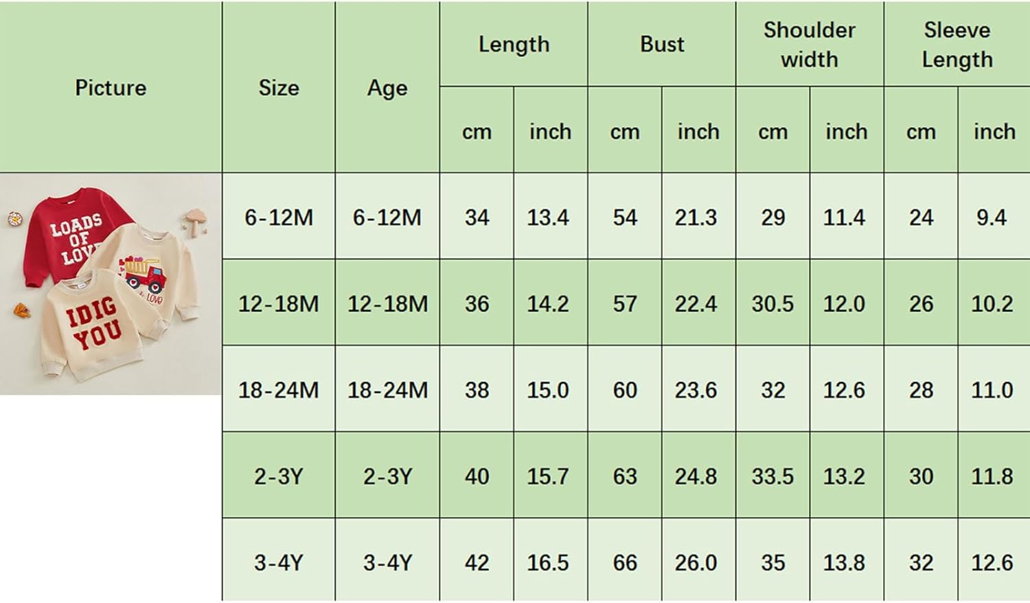 BeQeuewll Toddler Baby Girl Valentines Outfit Letter Embroidery Long Sleeve Sweatshirt Kids Girls Pullover Shirt Top - Image 7