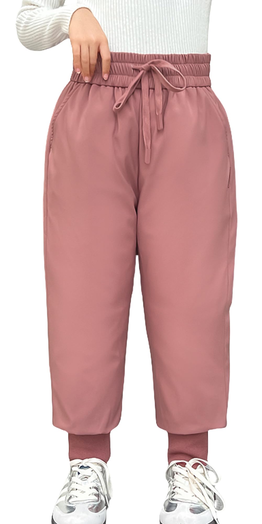SEAUR Pantalons de Ski pour Enfants Pantalon en Duvet Chaud Ultra Garçons Filles Pantalons de Neige pour Enfant Unisexe Hiver
