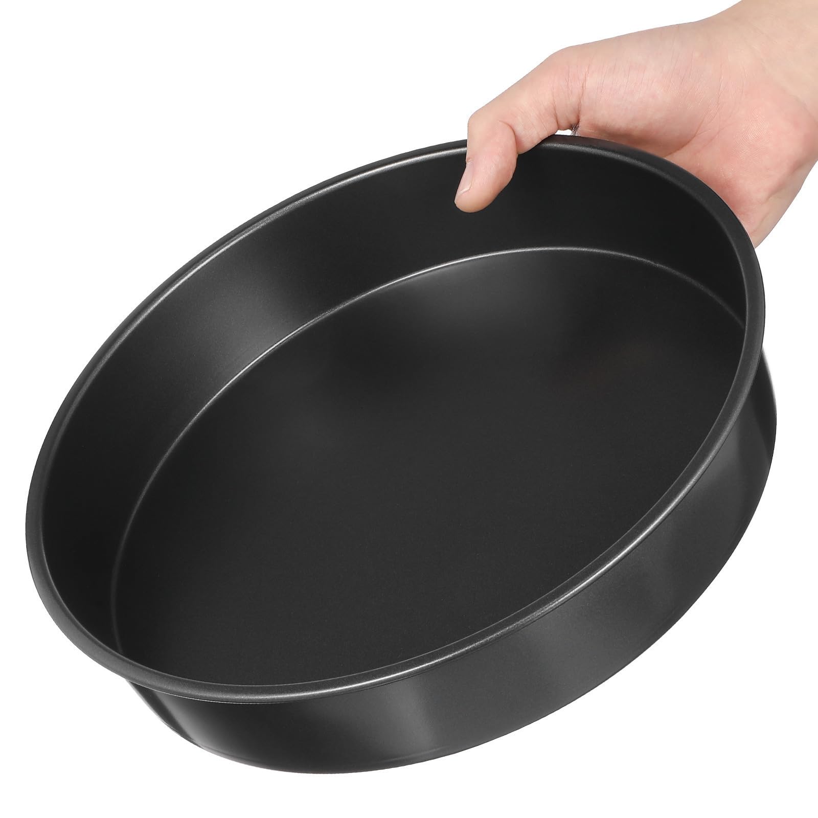 HANABASS 3 Piezas Molde Antiadherente Negro para Hornear de Acero al
