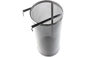 Hop Spider 300 Micron Mesh Strainer for Home Brewing & Fermentation and Airlocks
