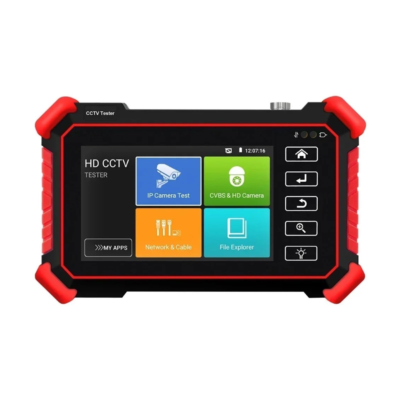 Testeur de vidéosurveillance, – Testeur De Caméra IP CCTV 4 Pouces, Mini Moniteur 8K H.265, Test du Flux Principal AHD CVI TVI avec Sortie Puissance PoE