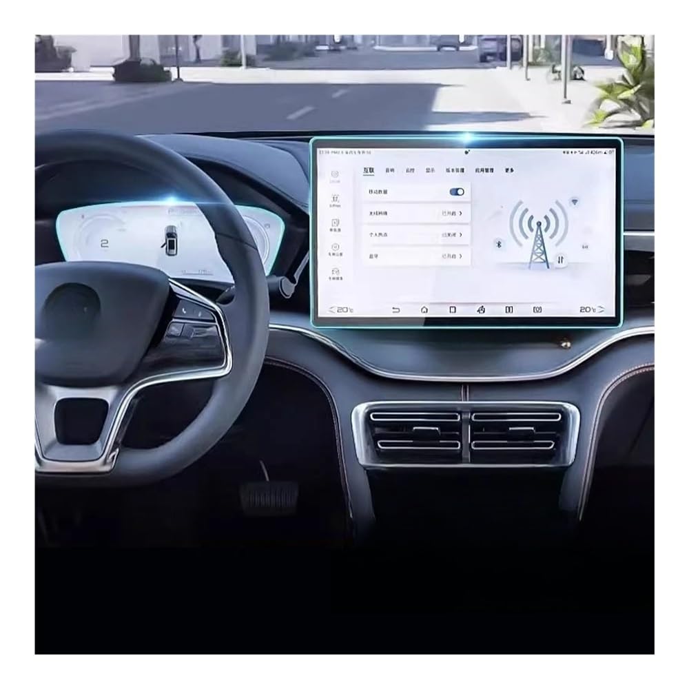Tempered glass screen protector For BYD SEALION 6 Seal U 2024 2025 Car infotainment radio navigation digital instrument cluster - 34