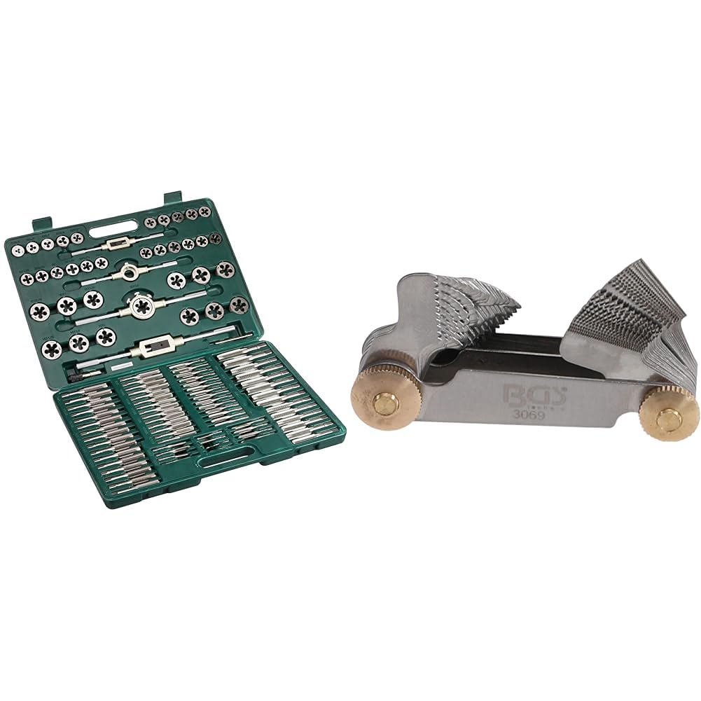 Coffret tarauds et filières Mannesmann 110 pcs avec peigne à filets BGS 3069