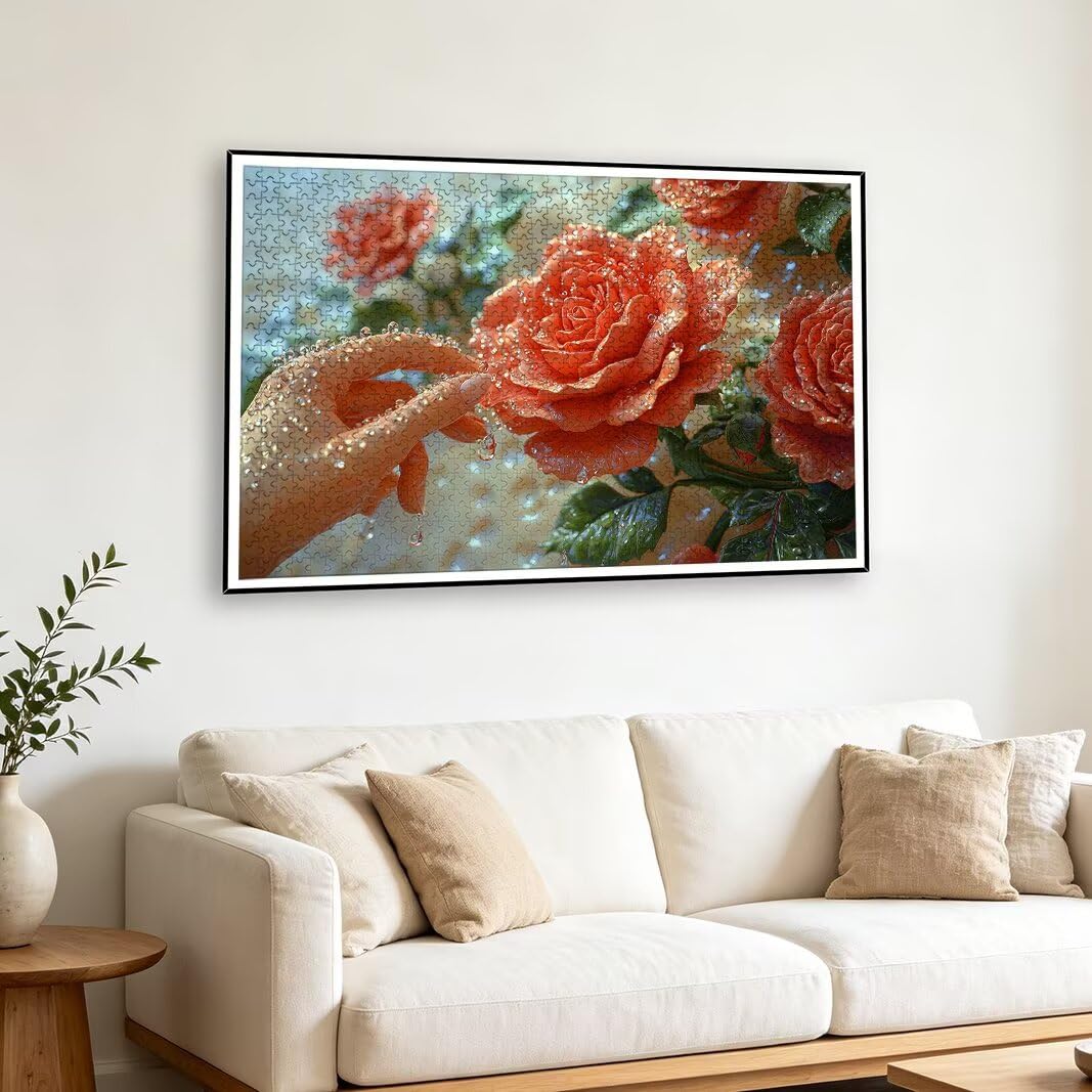 Puzzle Rosa, Puzzle 1000 Pezzi per Adulti, Decor, Regalo Donna/Uomo -2559