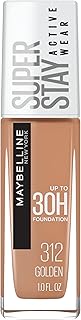 Maybelline Super Stay Full Coverage Liquid Foundation Active Wear Makeup, Up to 30Hr Wear, Transfer, Sweat & Water Resista...