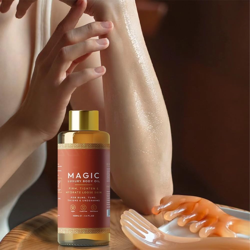Olio corpo rassodante, Olio corpo rassodante e idratante, Olio braccia, petto, cosce e pancia