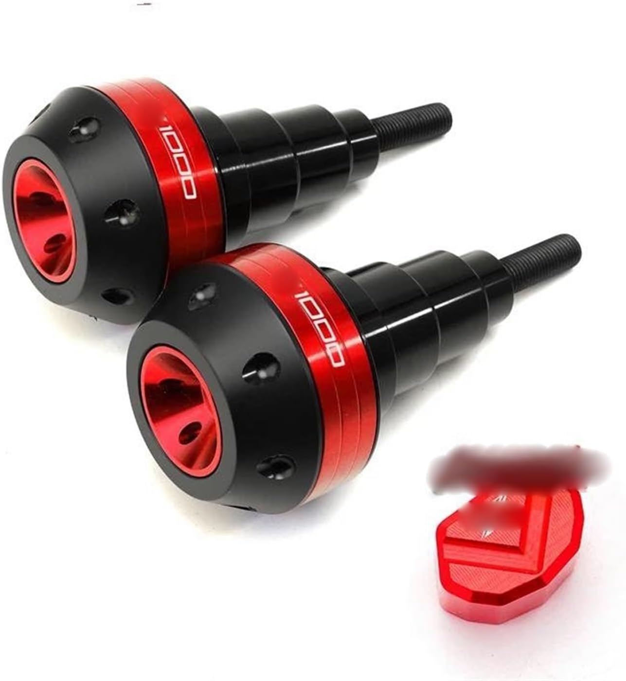 Frame Sliders Falling Protector Guard Crash Switch Button Turn Signal Keycap Motorcycle for Kawasaki Z1000 Z1000R Engine (Color : Gold 9)
