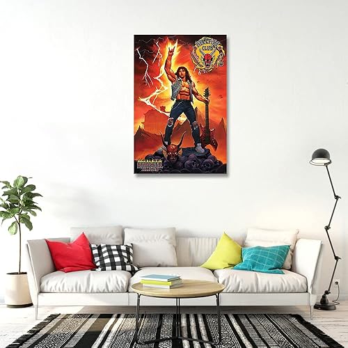 Miniatura 5 de Metallica & Eddie Munson - Juego de póster (Metallica Live Photo Montage Vs. Hellfire Club) (Tamaño: 24" x 36" cada uno)