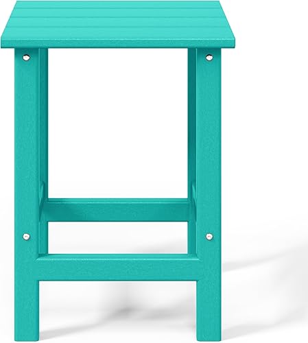 Vista 223 de WestinTrends Dylan Adirondack - Mesa auxiliar redonda para exteriores, color negro