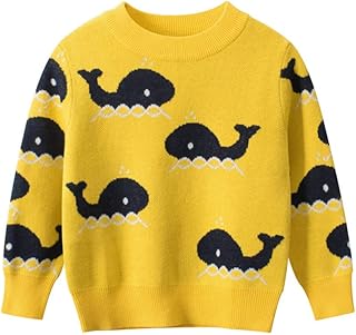 Zerototens kids tops Baby,Clothing,Baby Boys 0-24m,Knitwear Zerototens Boys Girls Warm Knit Pullover Sweater Long-Sleeved Round Neck Coats Cartoon Dinosaur Toddler Baby Tops Knitted Jumper Age 1-9 Years Kids