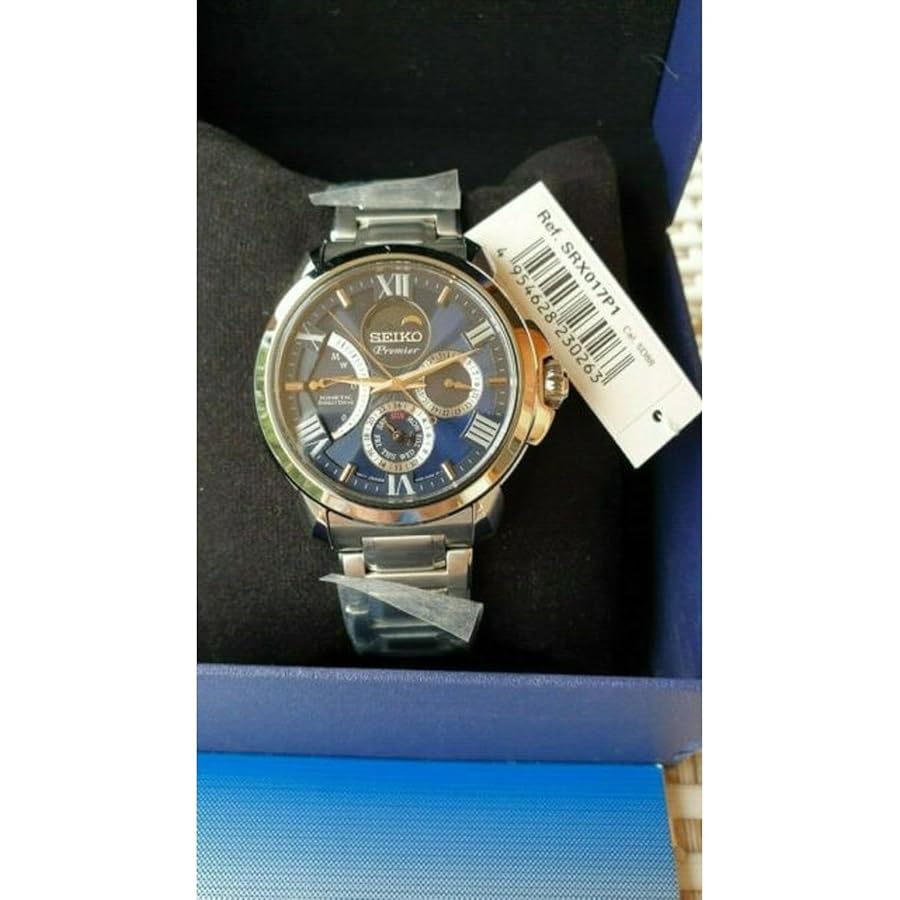 imu7171。 プルミエ　 キネティック　SRX017P1 Seiko Premier Blue Men's Watch - SRX017P1 for sale online | eBay