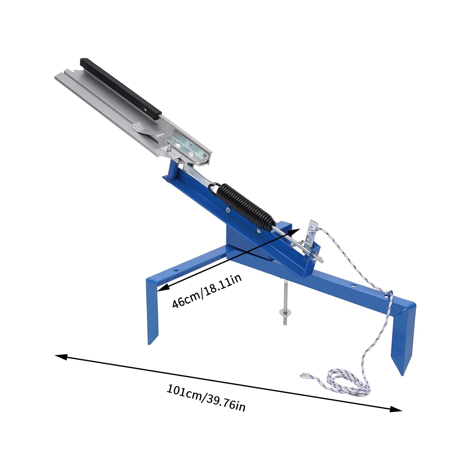 Lanciatore di piattelli d'argilla Manuale, lanciapiatti d'argilla Portatile con Angolo Regolabile da 5 a 35°, Macchina per Il Lancio di bersagli, Distanza di Lancio da 50 a 70 m