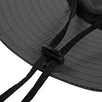 Vista 43 de Rosoz Sombreros para cola de caballo para mujer, protección UV, plegable, de malla ancha, senderismo, playa, pesca, safari de verano 1 paquete-gris